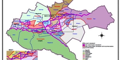 เคนยา name constituency ขอบเขตของแผนที่