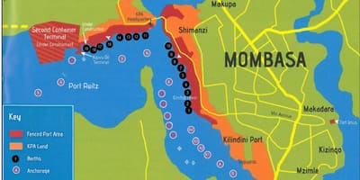 แผนที่ของ mombasa เคนยา name